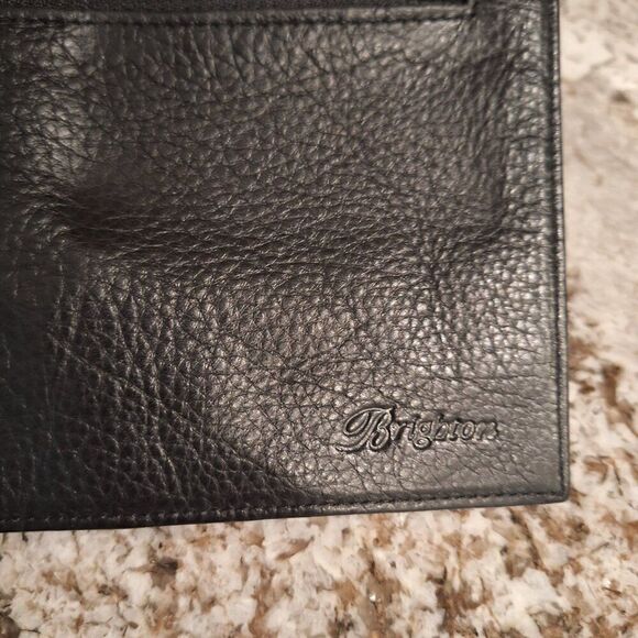 Brighton Black Leather Wallet Crossbody - Picture 13 of 16